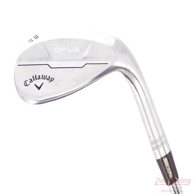 Callaway Opus Brushed Chrome Wedge Lob LW 58° 6 Deg Bounce T Grind True Temper Dynamic Gold Mid 115 Wedge Steel Wedge Flex Right Handed 35.0in