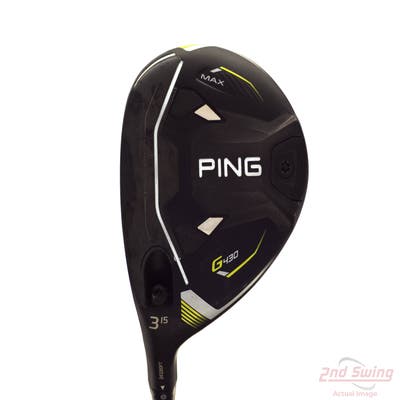 Ping G430 MAX Fairway Wood 3 Wood 3W 15° Project X HZRDUS Blackout Gen4 70 Graphite Stiff Left Handed 42.75in