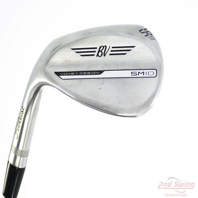 Titleist Vokey SM10 Tour Chrome Wedge Sand SW 56° 12 Deg Bounce D Grind Titleist Vokey BV Steel Wedge Flex Left Handed 35.0in