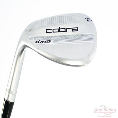 Cobra 2025 King Chrome Wedge Lob LW 60° 8 Deg Bounce V Grind True Temper Dynamic Gold Spinner Tour Issue Steel Wedge Flex Left Handed 35.25in