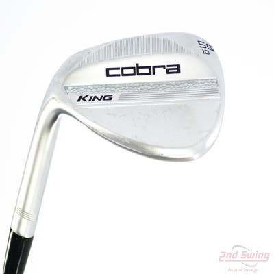 Cobra 2025 King Chrome Wedge Sand SW 56° 10 Deg Bounce V Grind True Temper Dynamic Gold Spinner Tour Issue Steel Wedge Flex Left Handed 35.5in