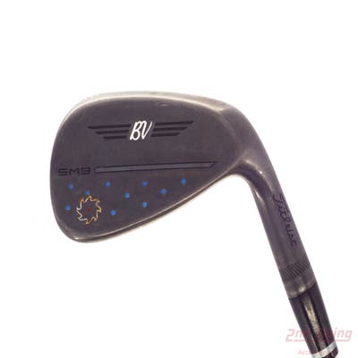 Titleist Vokey SM9 Jet Black Wedge Pitching Wedge PW 48° 10 Deg Bounce F Grind Titleist Vokey BV Steel Wedge Flex Right Handed 36.0in