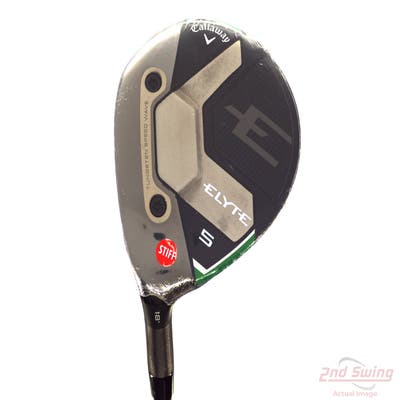 Mint Callaway Elyte Fairway Wood 5 Wood 5W 18° Project X Denali Charcoal 60 Graphite Stiff Left Handed 42.75in