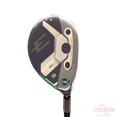 Mint Callaway Elyte Triple Diamond Fairway Wood 5 Wood 5W 18° Mitsubishi Tensei 1K Black 75 Graphite X-Stiff Right Handed 42.75in