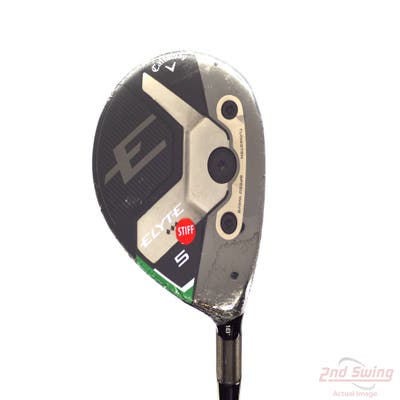 Mint Callaway Elyte Triple Diamond Fairway Wood 5 Wood 5W 18° Mitsubishi Tensei 1K Black 75 Graphite Stiff Right Handed 42.75in