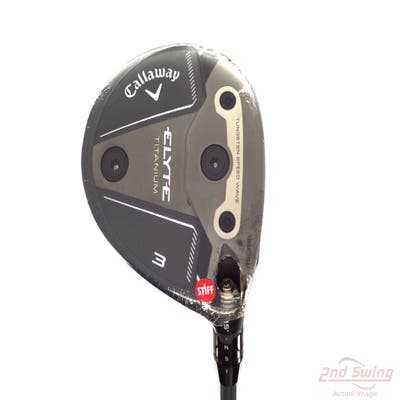 Mint Callaway Elyte Ti Fairway Wood 3 Wood 3W 15° Project X Denali Charcoal 60 Graphite Stiff Right Handed 43.25in