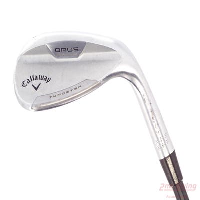 Callaway Opus Platinum Chrome Wedge Sand SW 56° 10 Deg Bounce Z Grind True Temper Dynamic Gold Mid 115 TI Wedge GunMetal Steel Wedge Flex Right Handed 35.25in