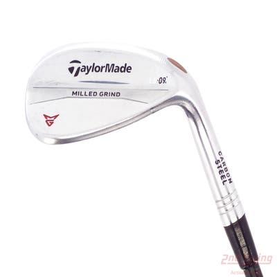 TaylorMade Milled Grind Satin Chrome Wedge Lob LW 60° 9 Deg Bounce LB True Temper Dynamic Gold Tour Issue Black Onyx Steel Stiff Right Handed 35.5in