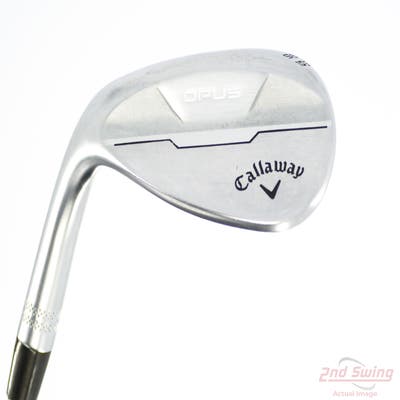 Callaway Opus Brushed Chrome Wedge Lob LW 58° 10 Deg Bounce S Grind True Temper Dynamic Gold Mid 115 Wedge Steel Wedge Flex Left Handed 35.25in
