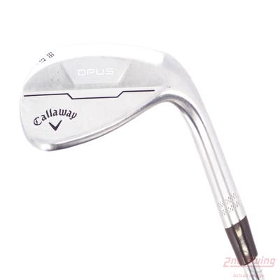 Callaway Opus Brushed Chrome Wedge Lob LW 58° 6 Deg Bounce T Grind True Temper Dynamic Gold Mid 115 Wedge Steel Wedge Flex Right Handed 35.0in