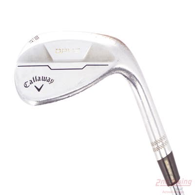 Callaway Opus Brushed Chrome Wedge Lob LW 58° 6 Deg Bounce T Grind True Temper Dynamic Gold X100 Steel X-Stiff Right Handed 35.0in