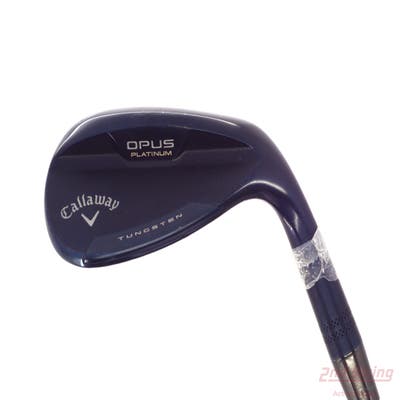 Mint Callaway Opus Platinum Blue Wedge Sand SW 56° 10 Deg Bounce Z Grind True Temper Dynamic Gold Mid 115 TI Wedge GunMetal Steel Wedge Flex Right Handed 35.25in
