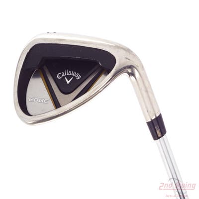 Callaway 2018 Edge Single Iron Pitching Wedge PW Callaway Stock Steel Steel Regular Right Handed 35.5in