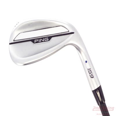 Ping s159 Chrome Wedge Sand SW 56° 14 Deg Bounce W Grind FST KBS MAX Graphite 65 Graphite Wedge Flex Right Handed Blue Dot 35.5in