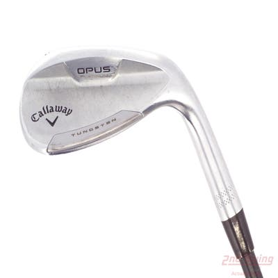Callaway Opus Platinum Chrome Wedge Sand SW 56° 10 Deg Bounce Z Grind Dynamic Gold Mid 115 Gunmetal Steel Wedge Flex Right Handed 35.25in