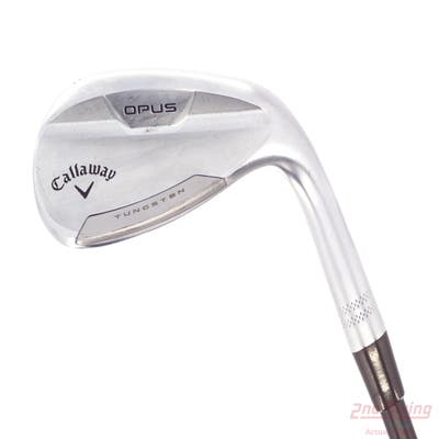 Callaway Opus Platinum Chrome Wedge Sand SW 54° 10 Deg Bounce Z Grind Dynamic Gold Mid 115 Gunmetal Steel Wedge Flex Right Handed 35.25in