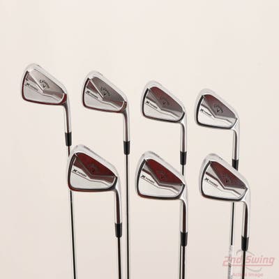 Callaway 2025 X Forged Iron Set 4-PW Project X Rifle 6.0 Steel Stiff Right Handed +1/2"