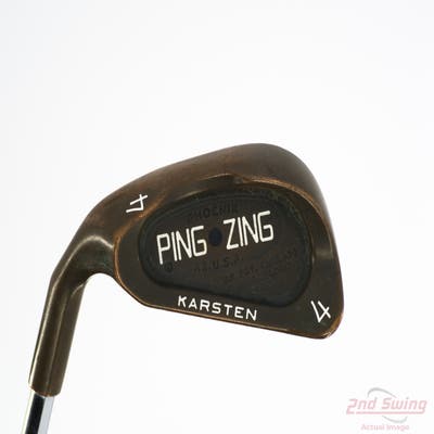 Ping Zing Beryllium Copper Single Iron 4 Iron AWT 2.0 Steel Stiff Left Handed Black Dot 39.0in