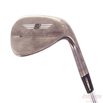 Titleist Vokey SM9 Brushed Steel Wedge Gap GW 52° 8 Deg Bounce F Grind Titleist Vokey BV Steel Wedge Flex Right Handed 35.5in