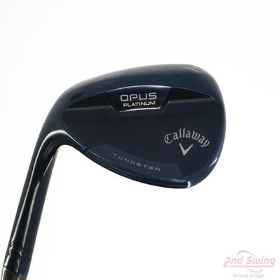 Mint Callaway Opus Platinum Blue Wedge Lob LW 60° 8 Deg Bounce Z Grind True Temper Dynamic Gold Mid 115 TI Wedge GunMetal Steel Wedge Flex Left Handed 35.0in