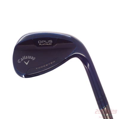 Callaway Opus Platinum Blue Wedge Lob LW 58° 8 Deg Bounce Z Grind True Temper Dynamic Gold Mid 115 TI Wedge GunMetal Steel Wedge Flex Right Handed 35.0in