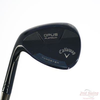 Callaway Opus Platinum Blue Wedge Sand SW 56° 12 Deg Bounce S Grind True Temper Dynamic Gold Mid 115 TI Wedge GunMetal Steel Wedge Flex Left Handed 35.25in