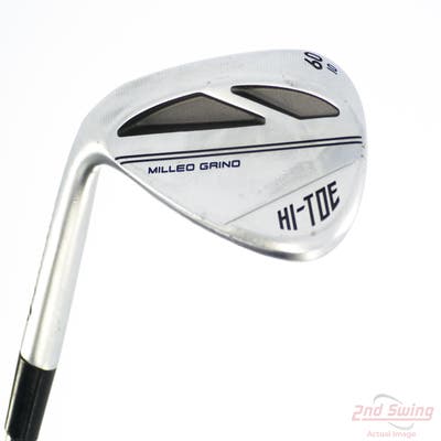 TaylorMade Milled Grind HI-TOE 3 Chrome Wedge Lob LW 60° 10 Deg Bounce FST KBS Hi-Rev 2.0 115 Steel Wedge Flex Left Handed 35.25in