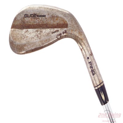 Ping Glide Forged Pro Raw Wedge Lob LW 58° 6 Deg Bounce T Grind Ping Z-Z115 Steel Wedge Flex Right Handed Black Dot 35.5in