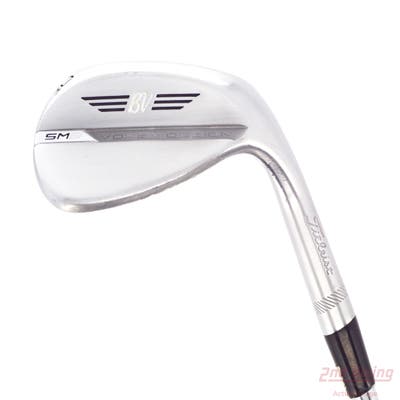 Titleist Vokey SM8 Tour Chrome Wedge Lob LW 60° 8 Deg Bounce M Grind Titleist Vokey BV Steel Wedge Flex Right Handed 35.25in