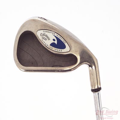 Callaway Hawkeye Single Iron 4 Iron Callaway Stock Steel Steel X-Stiff Right Handed 40.75in