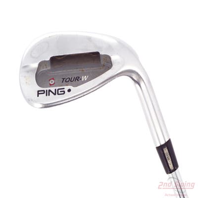Ping Tour-W Brushed Silver Wedge Sand SW 56° 10 Deg Bounce Stock Steel Shaft Steel Wedge Flex Right Handed Black Dot 35.25in