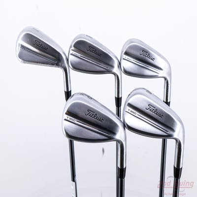Mint Titleist 2025 T350 Iron Set 7-PW AW Mitsubishi MMT AMC Red Graphite Senior Right Handed STD