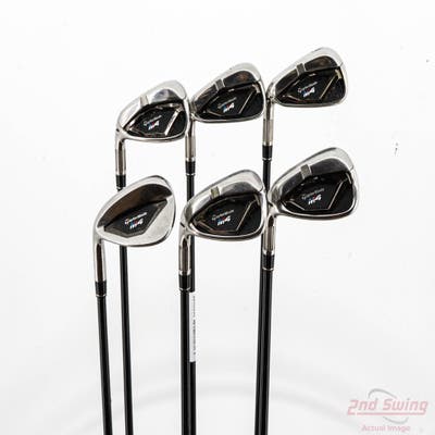 TaylorMade M4 Iron Set 6-PW SW Fujikura ATMOS 5 Red Graphite Senior Left Handed +1/4"