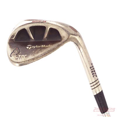 TaylorMade Milled Grind Hi-Toe Big Foot Wedge Lob LW 60° 15 Deg Bounce FST KBS Hi-Rev 2.0 115 Steel Wedge Flex Right Handed 35.0in