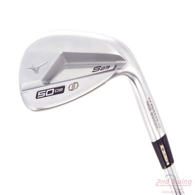 Mizuno S23 Satin Chrome Wedge Gap GW 50° 8 Deg Bounce S Grind FST KBS Hi-Rev 2.0 115 Steel Wedge Flex Right Handed 35.5in