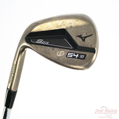 Mizuno S23 Copper Cobalt Wedge Sand SW 54° 10 Deg Bounce S Grind FST KBS Hi-Rev 2.0 115 Steel Wedge Flex Left Handed 35.5in