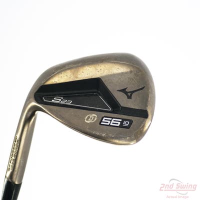 Mint Mizuno S23 Copper Cobalt Wedge Sand SW 56° 10 Deg Bounce D Grind FST KBS Hi-Rev 2.0 115 Steel Wedge Flex Left Handed 35.75in