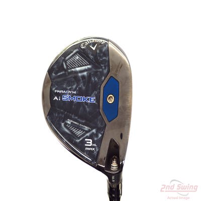 Callaway Paradym Ai Smoke Max Fairway Wood 3 Wood HL 16.5° Mitsubishi Kai'li White 80 Graphite X-Stiff Right Handed 42.25in