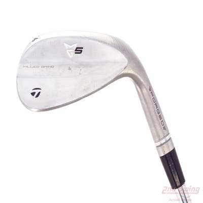 TaylorMade Milled Grind 5 Satin Chrome Wedge Gap GW 56° 10 Deg Bounce SC True Temper Dynamic Gold Tour Issue 115 Steel Wedge Flex Right Handed 35.25in