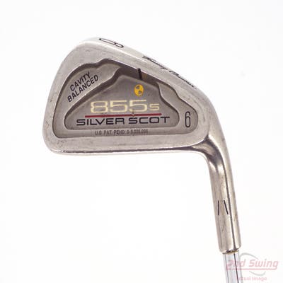Tommy Armour 855S Silver Scot Single Iron 6 Iron Stock Steel Shaft Steel Stiff Right Handed 37.5in