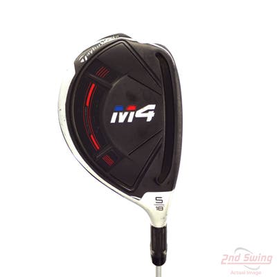 TaylorMade M4 Fairway Wood 5 Wood 5W 18° Matrix Ozik MFS X5 55 White Tie Graphite Regular Right Handed 42.5in