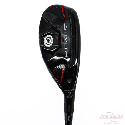 TaylorMade Stealth 2 Plus Rescue Hybrid 3 Hybrid 19.5° Mitsubishi MMT 80 Graphite X-Stiff Right Handed 40.25in