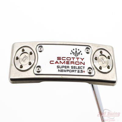 Mint Titleist Scotty Cameron Super Select Newport 2.5 Plus Putter Steel Right Handed 35.0in