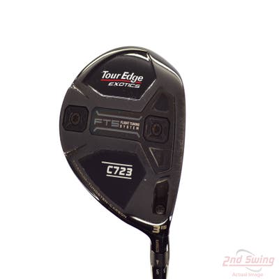 Tour Edge Exotics C723 Fairway Wood 3 Wood 3W 15° Project X HZRDUS Black Gen4 60 Graphite X-Stiff Right Handed 43.5in
