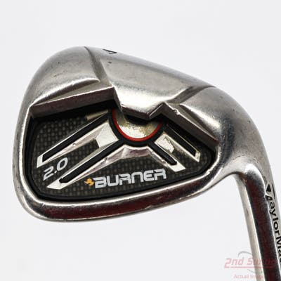 TaylorMade Burner 2.0 Single Iron Pitching Wedge PW Stock Steel Shaft Steel Stiff Right Handed 35.5in