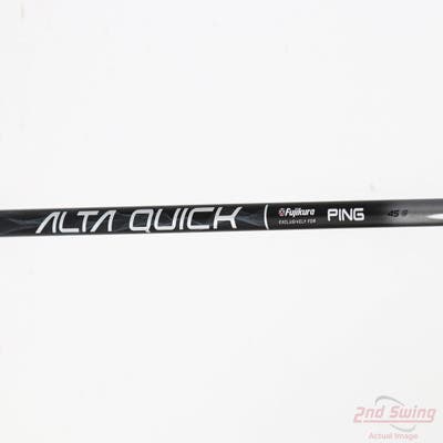 Used W/ Ping LH Adapter Ping ALTA Quick 45g Fairway Shaft Senior 41.25in