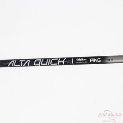 Used W/ Ping LH Adapter Ping ALTA Quick 45g Fairway Shaft Senior 41.25in