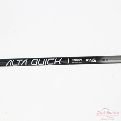 Used W/ Ping LH Adapter Ping ALTA Quick 35g Driver Shaft Senior 44.75in