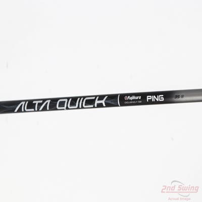 Used W/ Ping RH Adapter Ping ALTA Quick 35g Driver Shaft Senior 44.5in