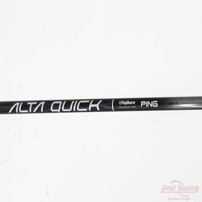 Used W/ Ping LH Adapter Ping ALTA Quick 45g Driver Shaft Senior 44.0in